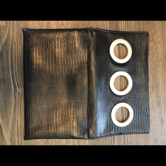 Black Leather Clutch from Vamp Bags - Picture 2 of 4